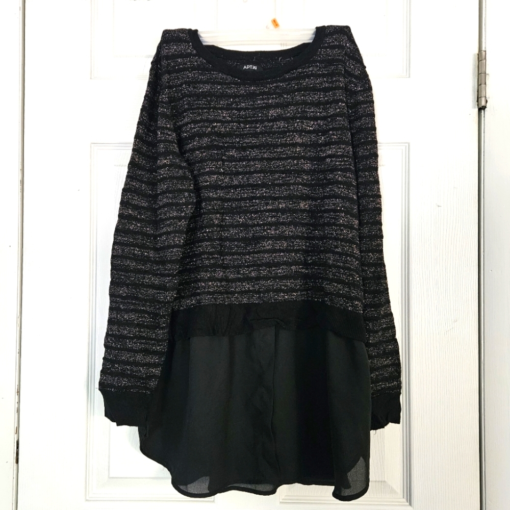 2 in 1 Sweater/"button" down